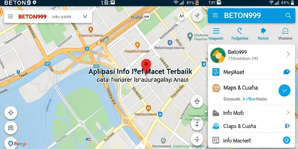 Antarmuka BETON999 yang informatif dan mudah digunakan.