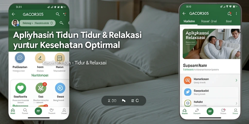Antarmuka GACOR305 menampilkan berbagai pilihan suara relaksasi.