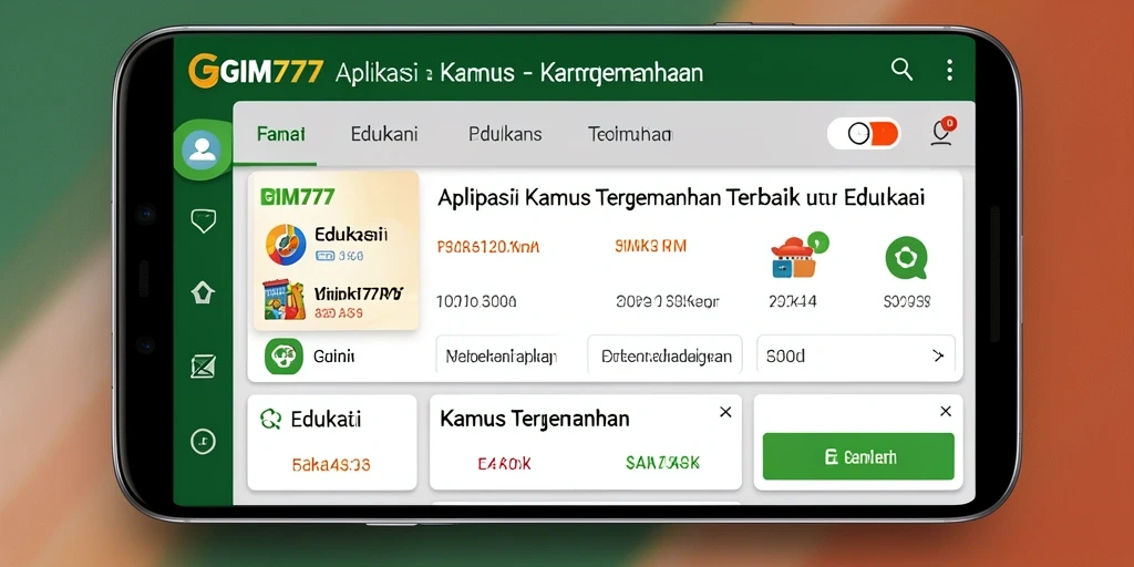Antarmuka GIM777 menawan dengan fungsi pencarian yang efisien.