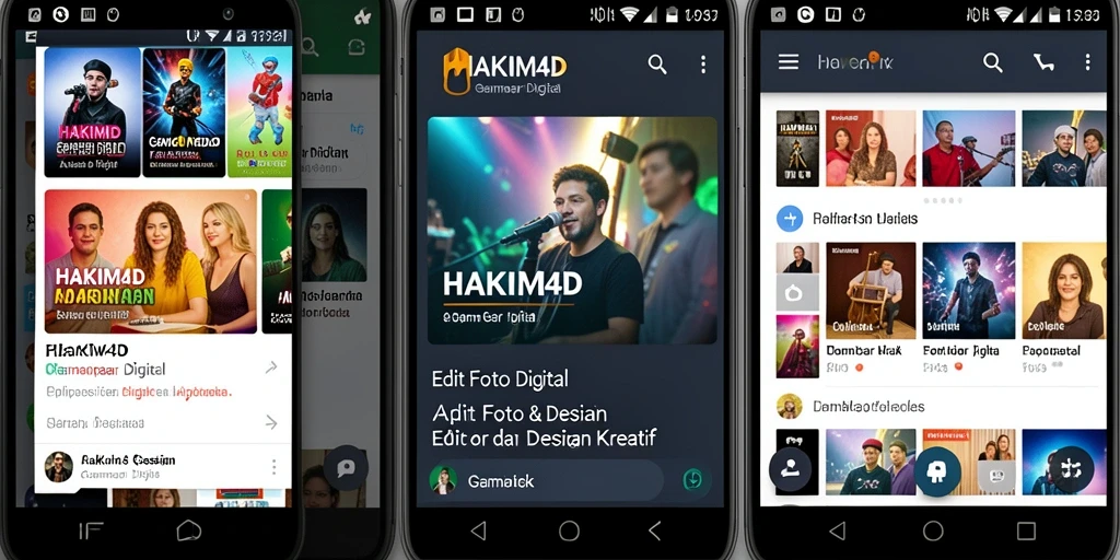 Antarmuka HAKIM4D yang ramah pengguna dalam edit foto.