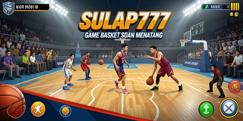 Screenshot SULAP777 menampilkan antarmuka game basket yang menarik dan interaktif.