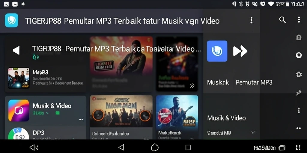 Tampilan antarmuka utama TIGERJP88 yang menarik dan mudah digunakan.