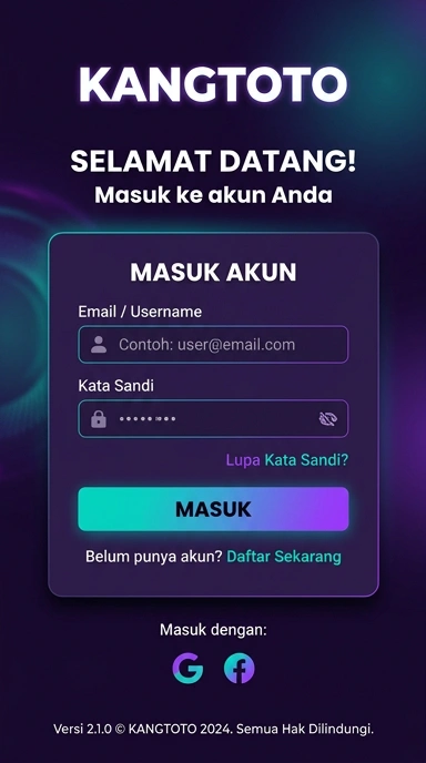 Panduan Masuk Akun Kangtoto di Android